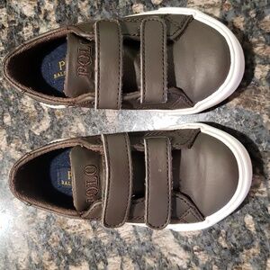 Ralph Lauren boys velcro sneakers